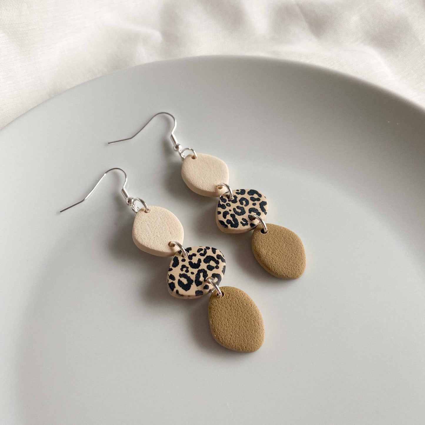 Leopard Triple Pebbles - DANGLES