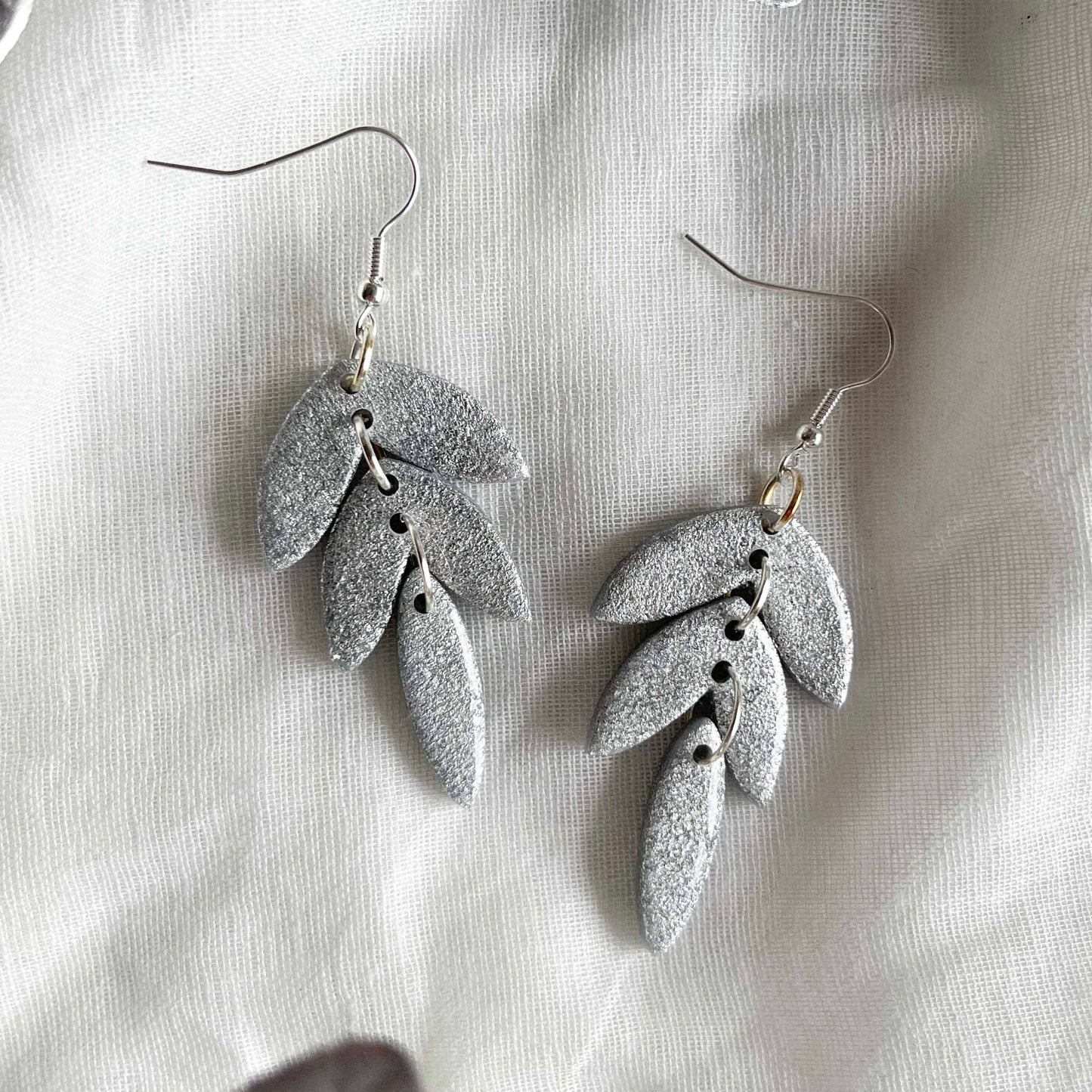 Tiered Leaves in Silver