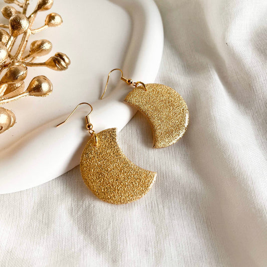Crescent Moons in Gold