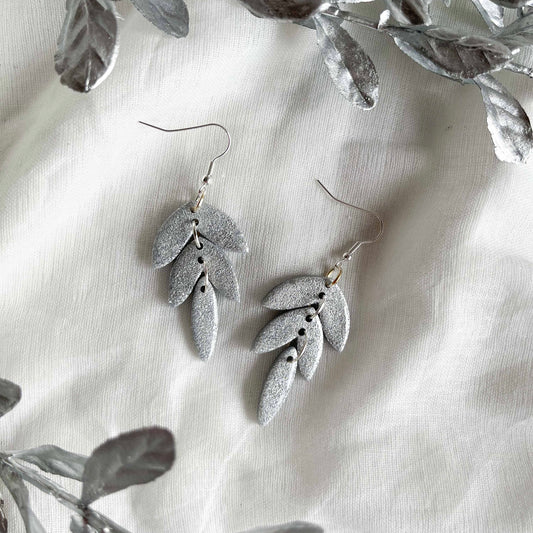 Tiered Leaves in Silver