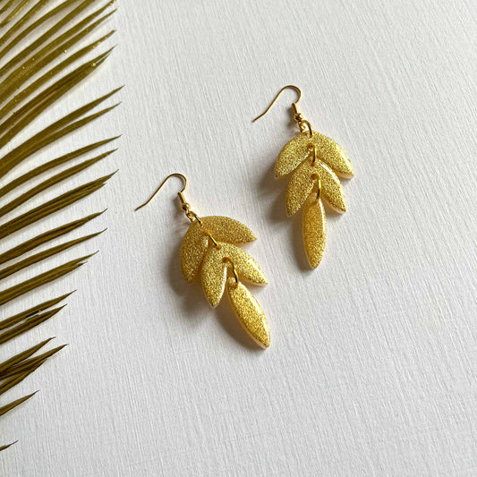 Tiered Leaves in Gold